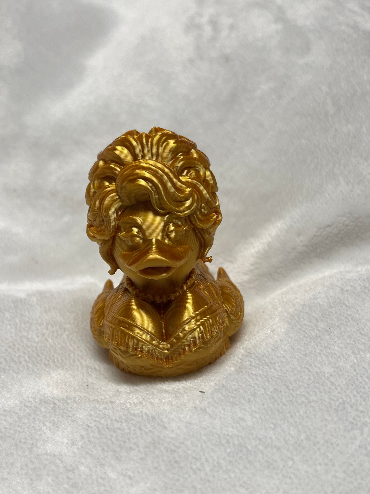 Dolly Parton Gold Duck SPECIAL EDITION for Dolly Day 3D printed