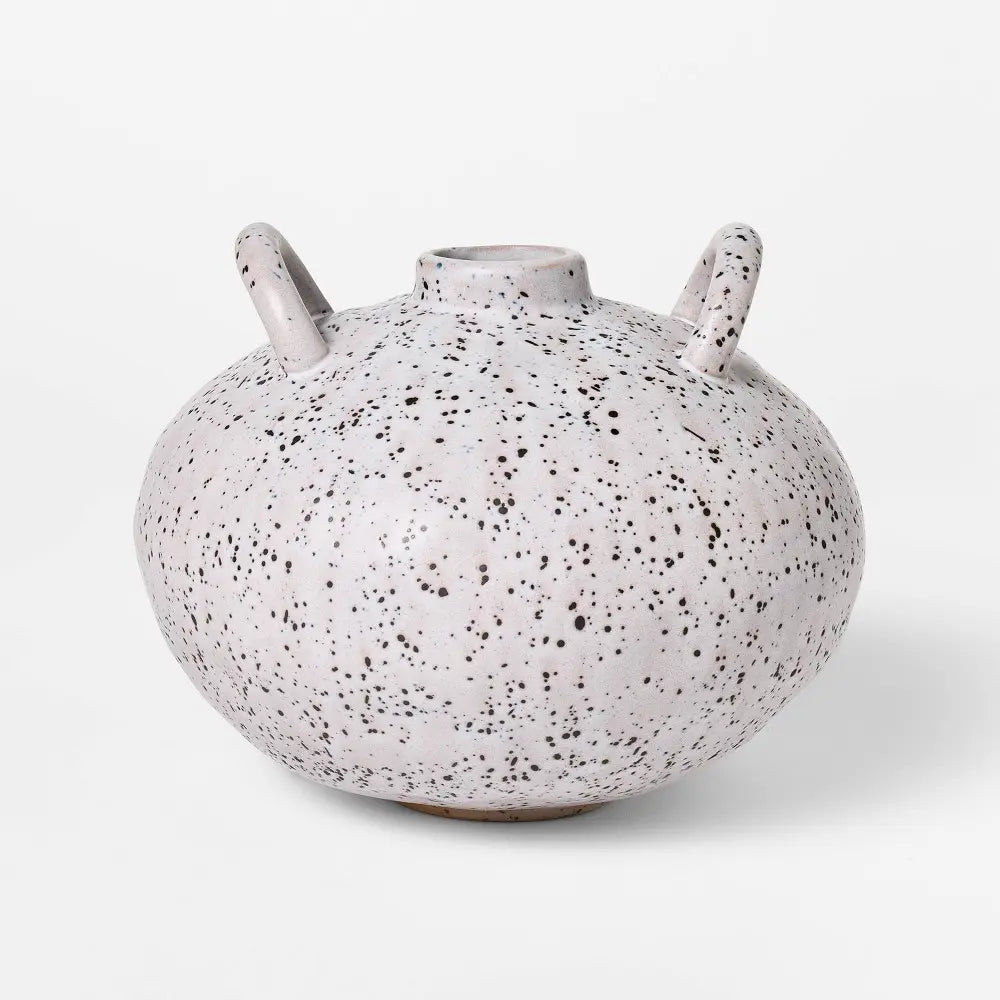 Small Matte Ceramic Speckle Glaze Vase