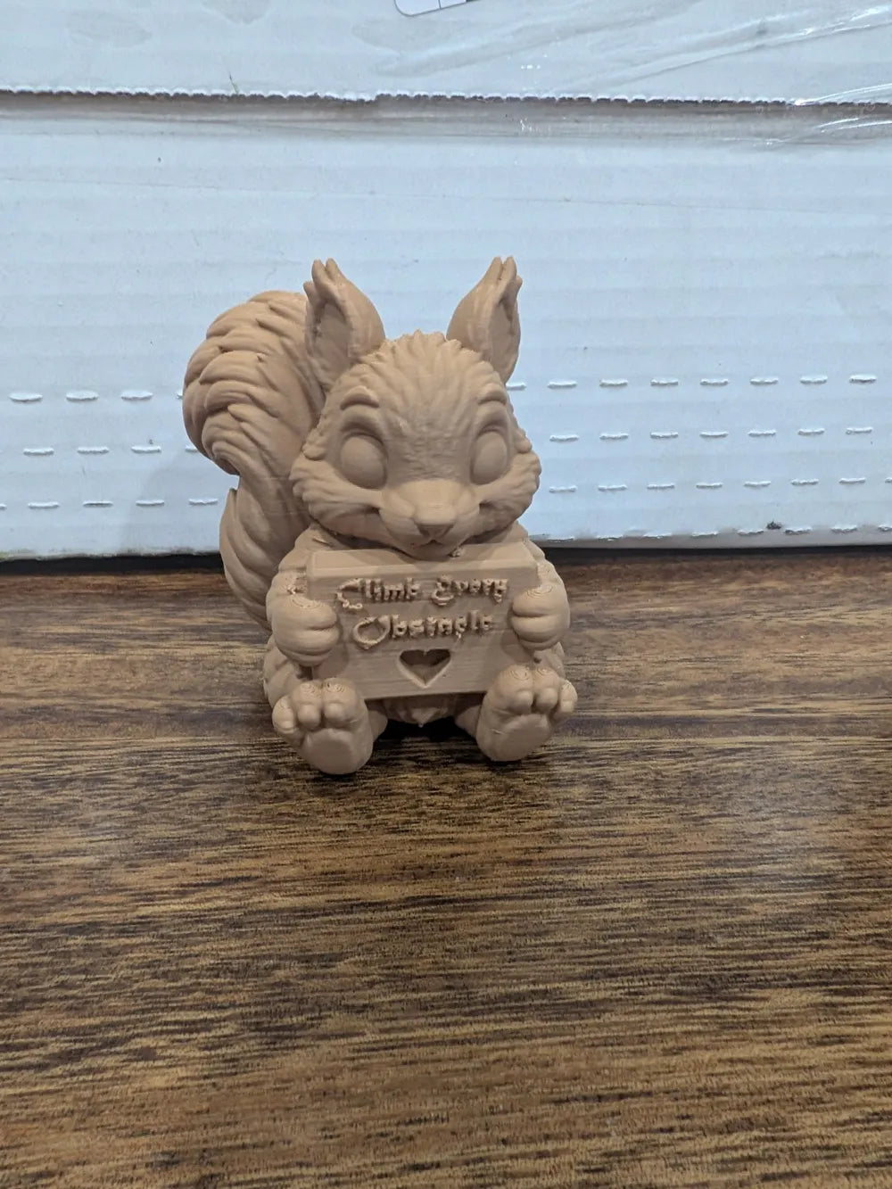 Sam the Squirrel Positivity Pal 3D Printed