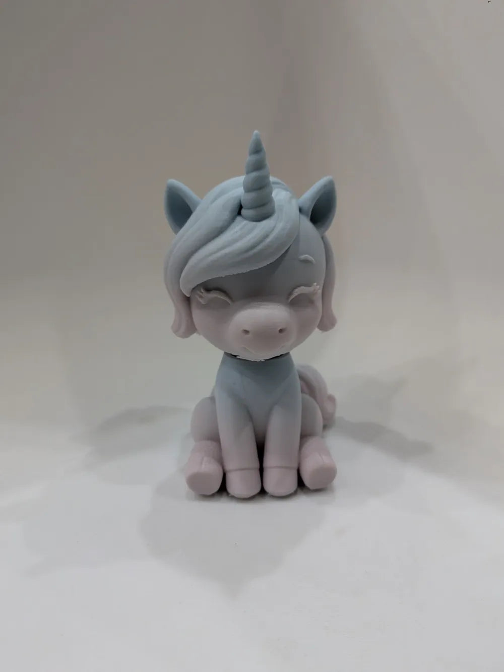 Unicorn Bobblehead 3D printed