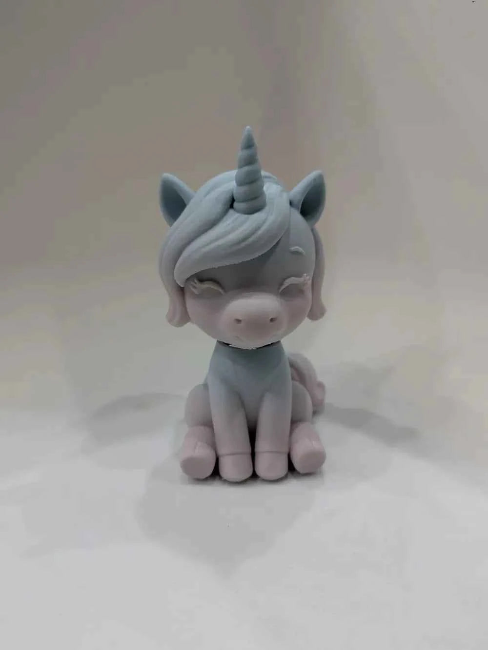 Unicorn Bobblehead 3D printed
