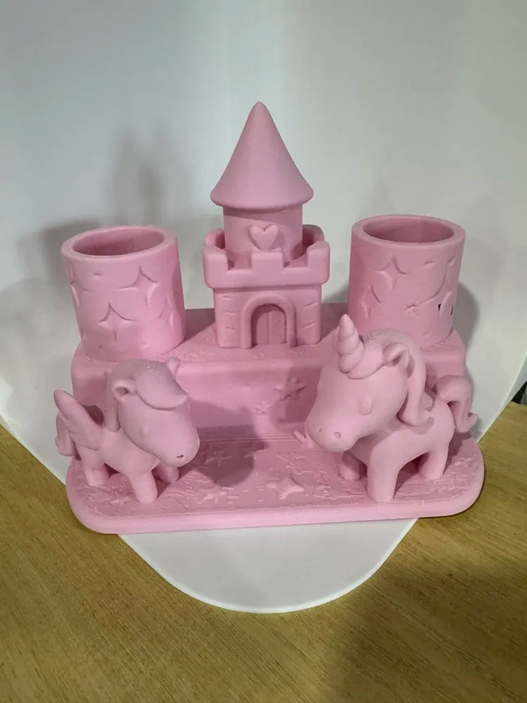 Unicorn Kingdom Toothbrush Holder 3D printed