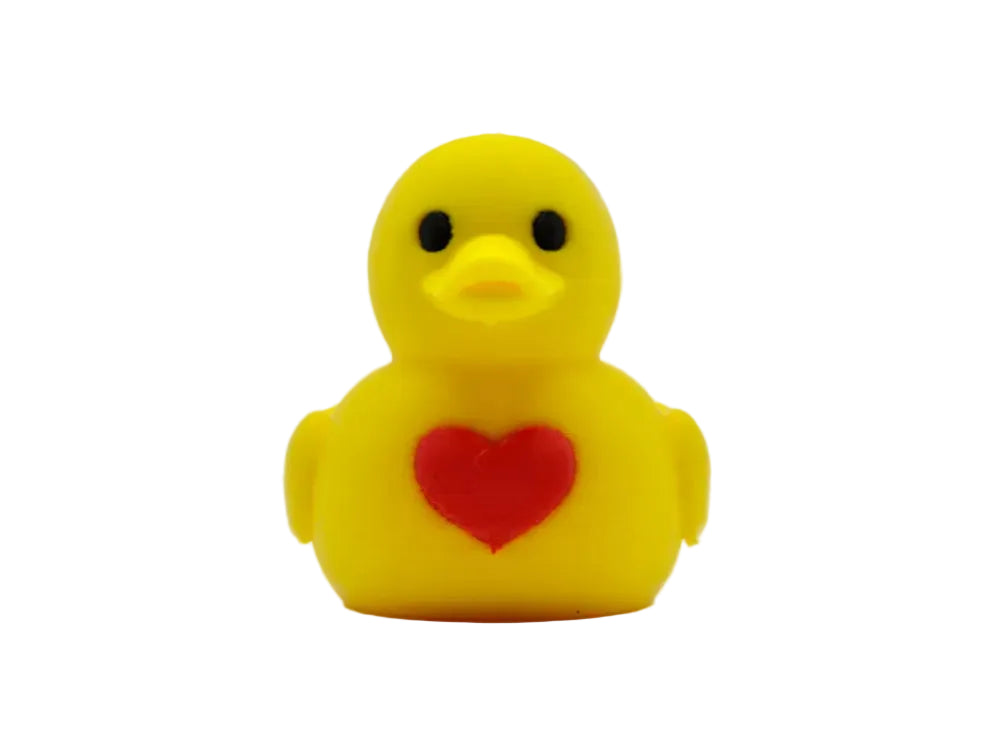 Valentine Heart Duck 3D printed