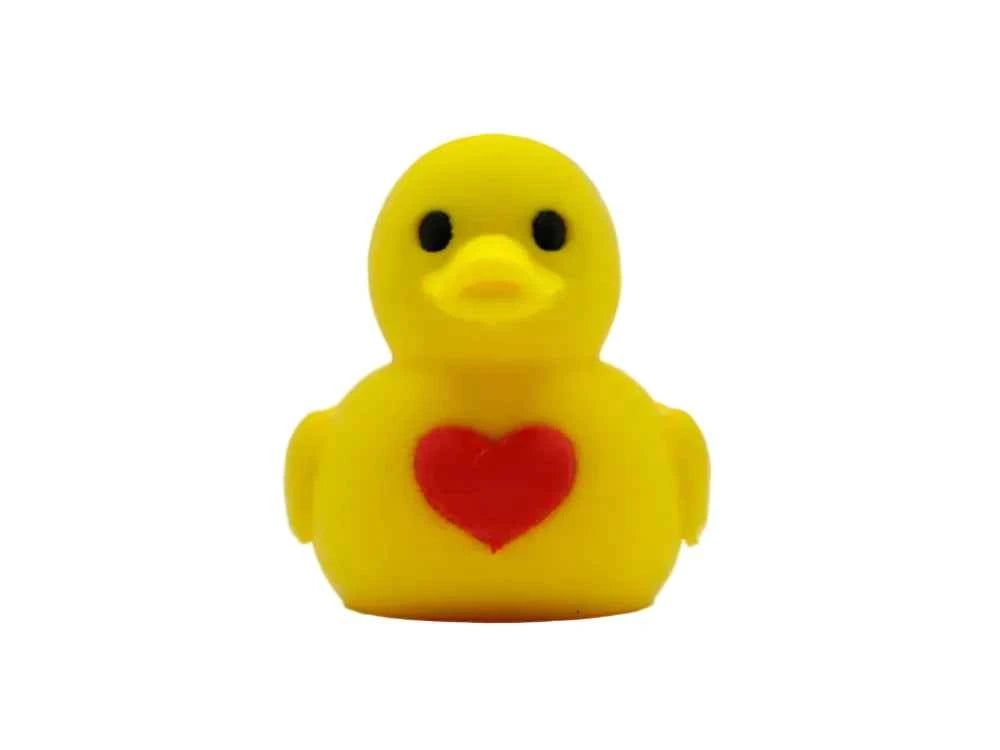 Valentine Heart Duck 3D printed