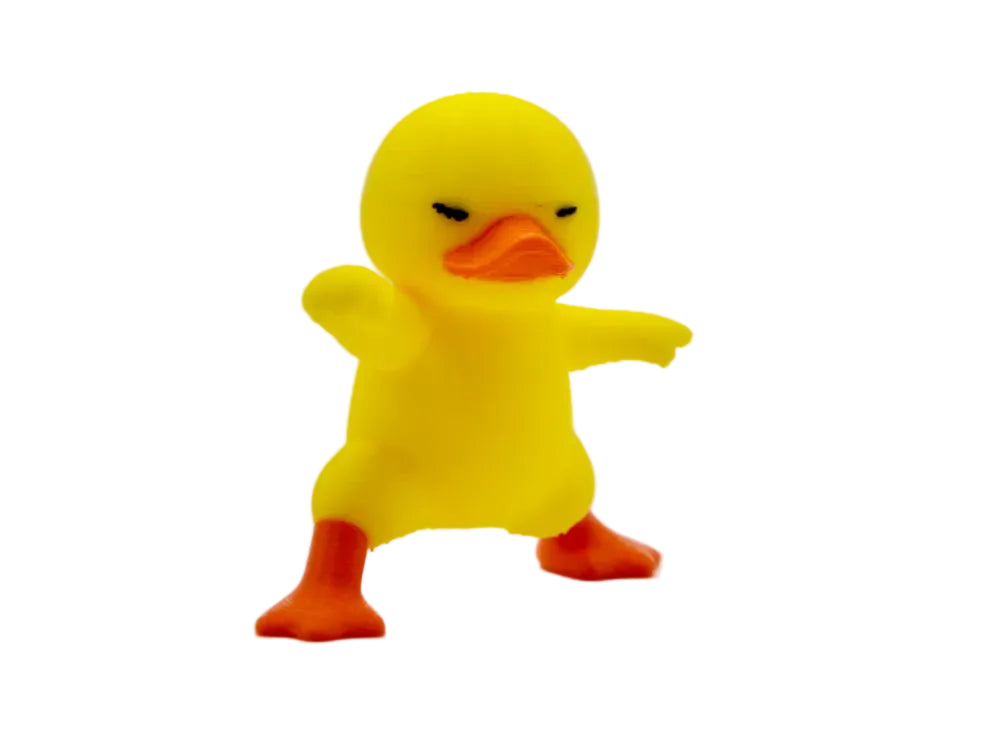 Yoga Duck Warrior Pose 2 of 4 3D printed