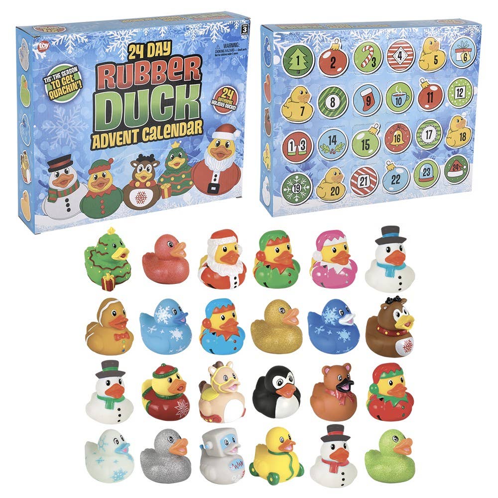 24 DAY RUBBER DUCKY CHRISTMAS ADVENT CALENDAR