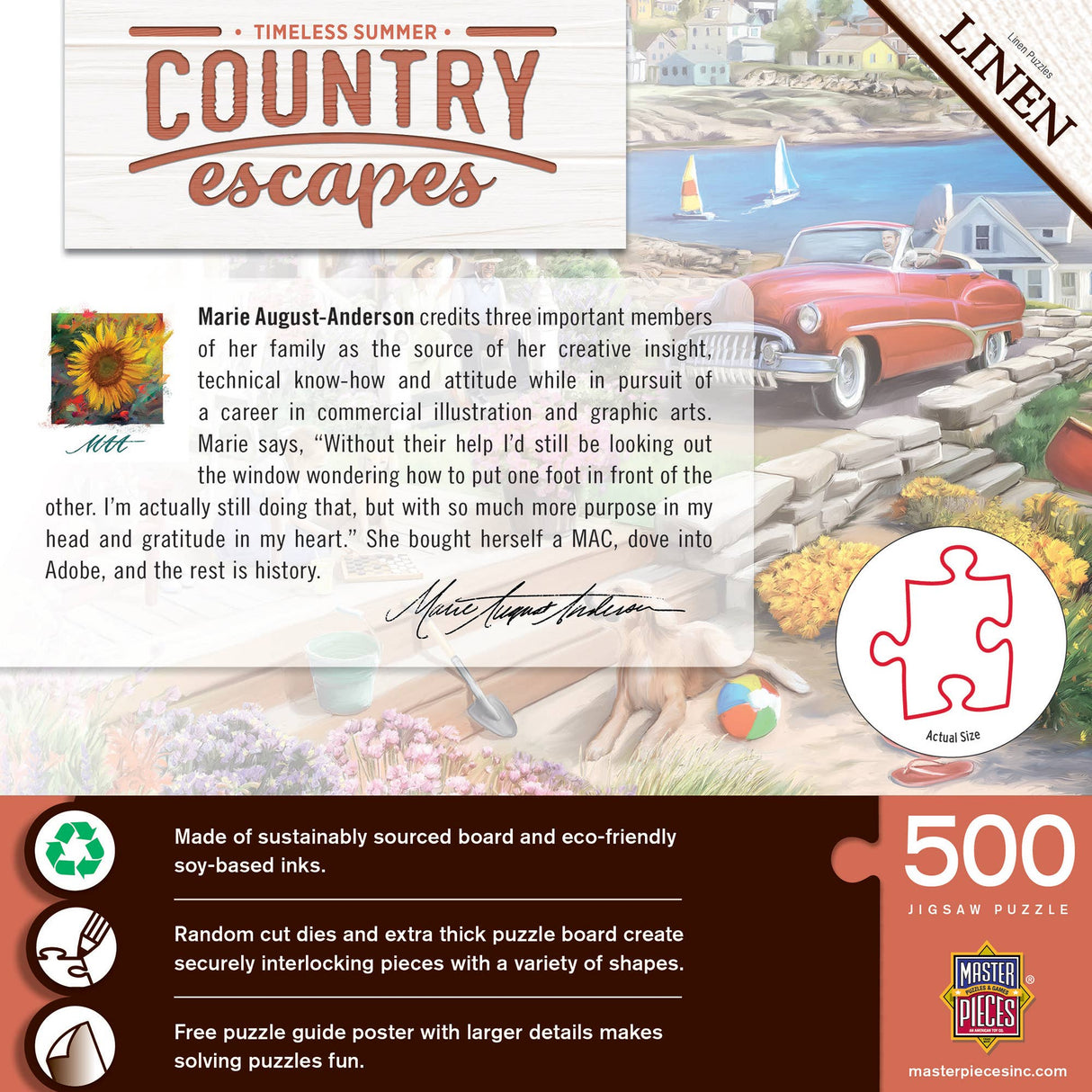 Country Escapes - Timeless Summer 500 Piece Jigsaw Puzzle