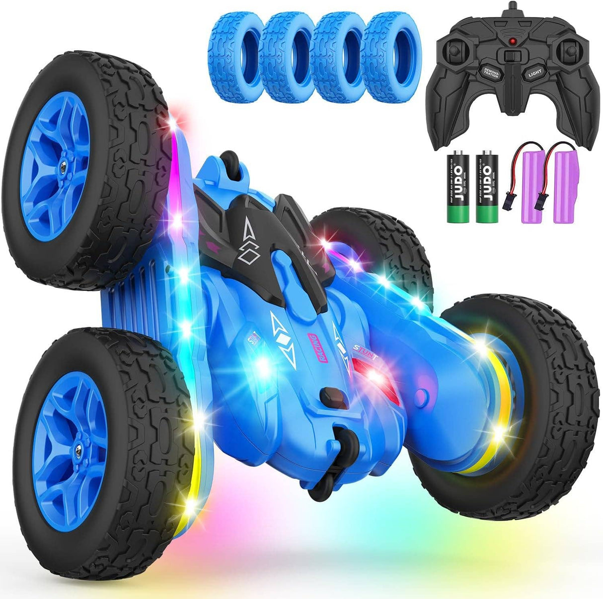 Double-Sided 360° Rotating 4WD Remote Control Car Rc Cars