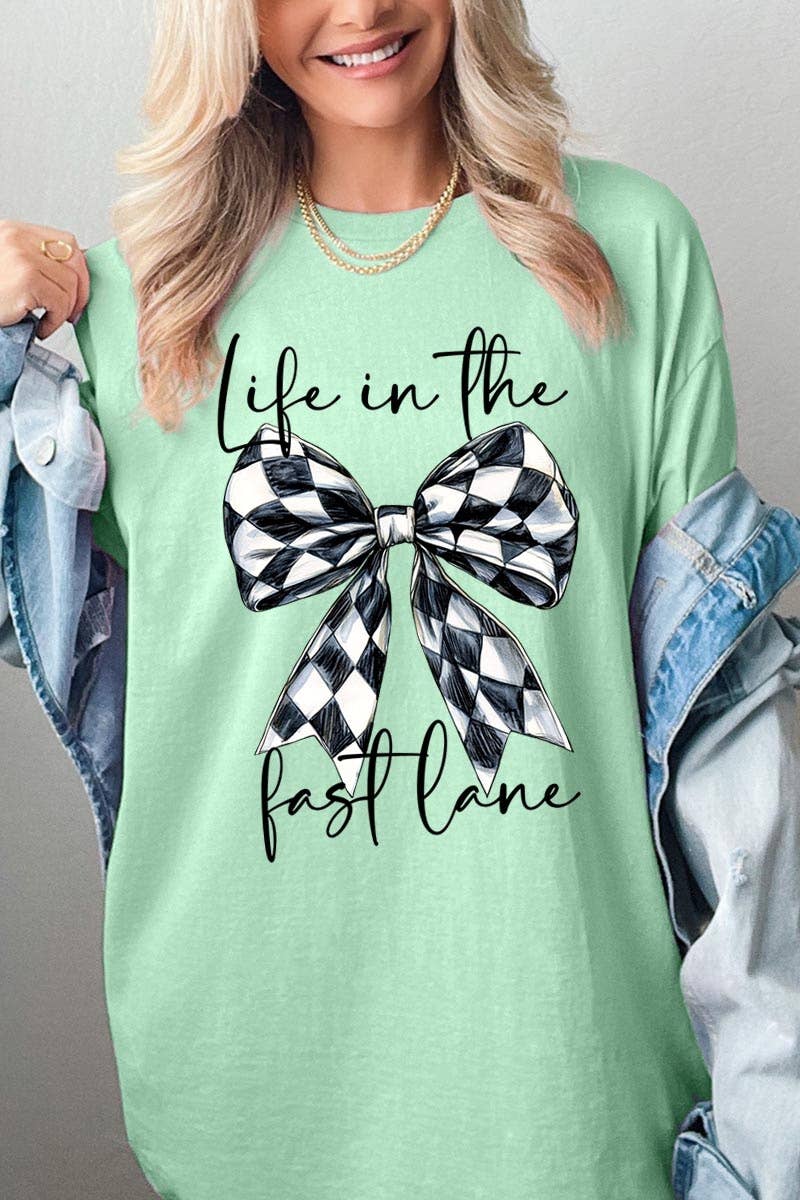 Life in The Fast Lane Graphic Heavy Cotton Tee