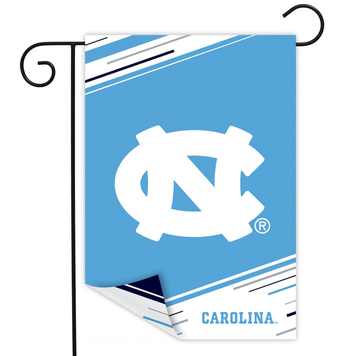 U of North Carolina NCAA Licensed Double-Sided Garden Flag