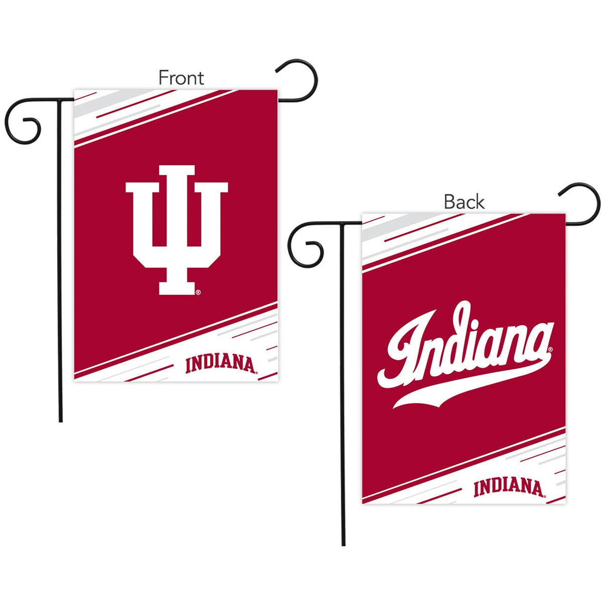 Indiana University Ncaa Licensed Double-Sided Garden Flag