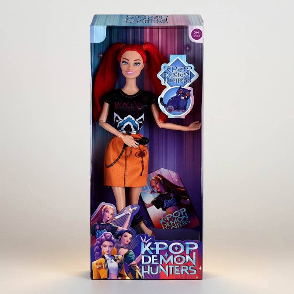Kpop Demon Hunters Huntrix Character Figure Doll w/accessories
