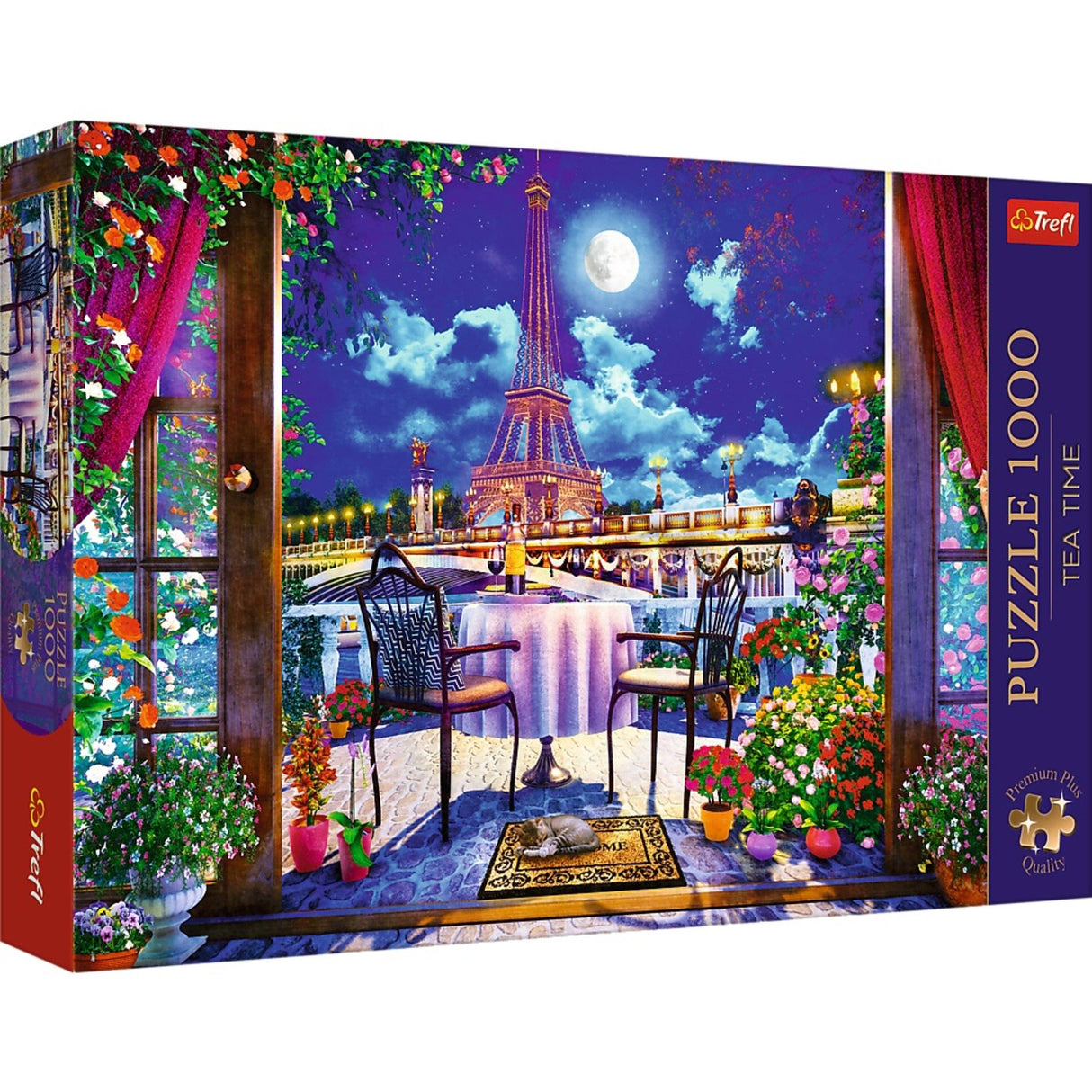 1000 Piece Puzzle - Parisian Moonlight