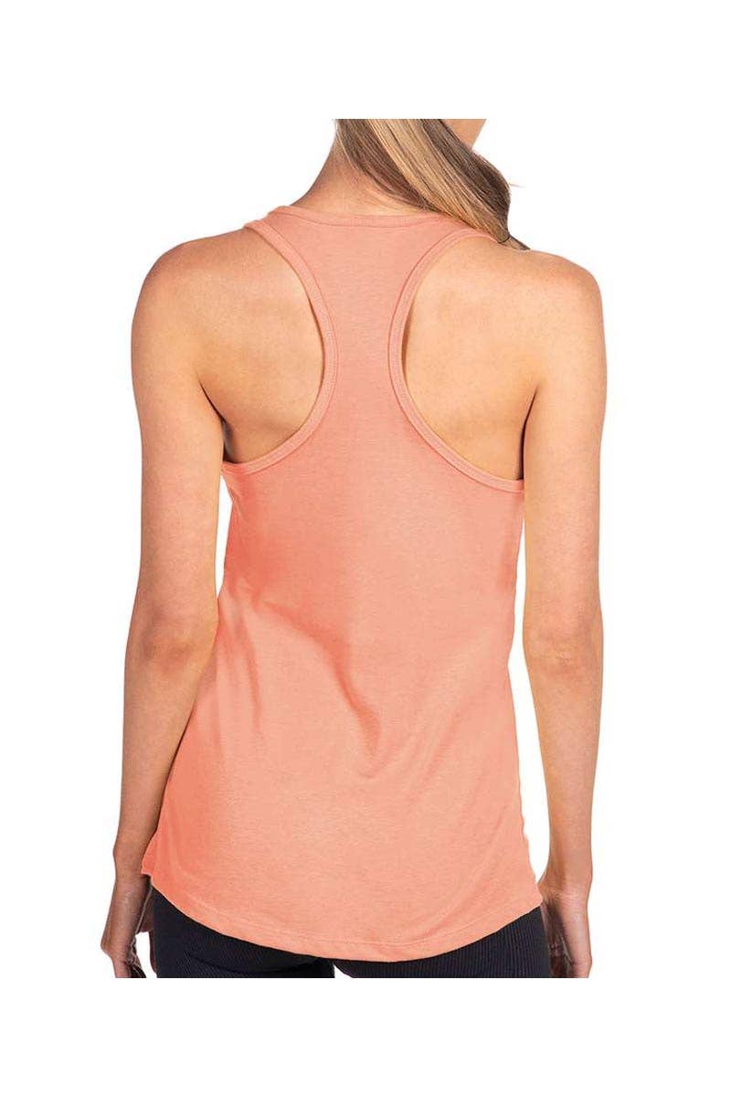 Checkered Flag Black Bow Graphic Racerback Tank