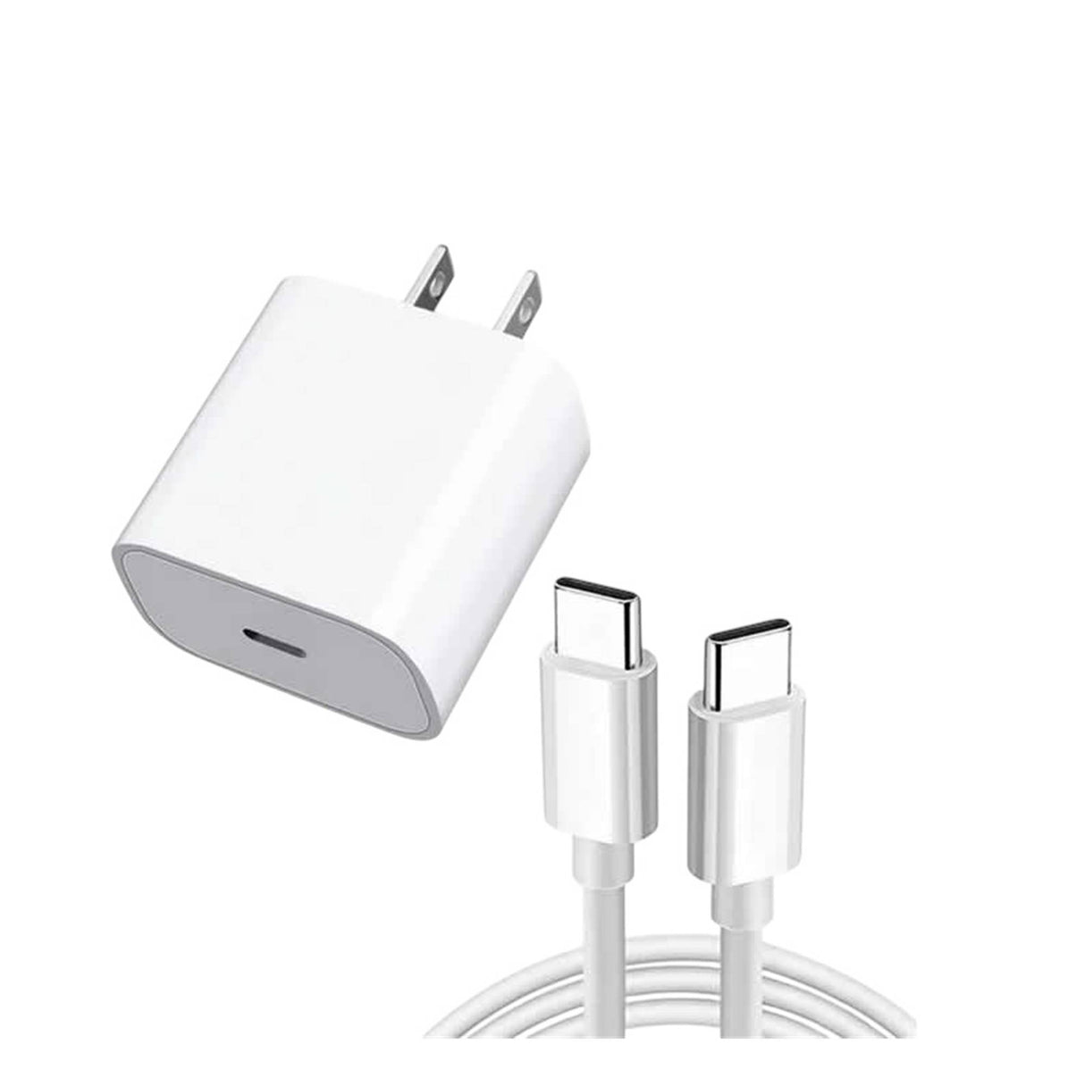 20W PD Combo with Type-C to Type-C Cable and PD Wall Charger