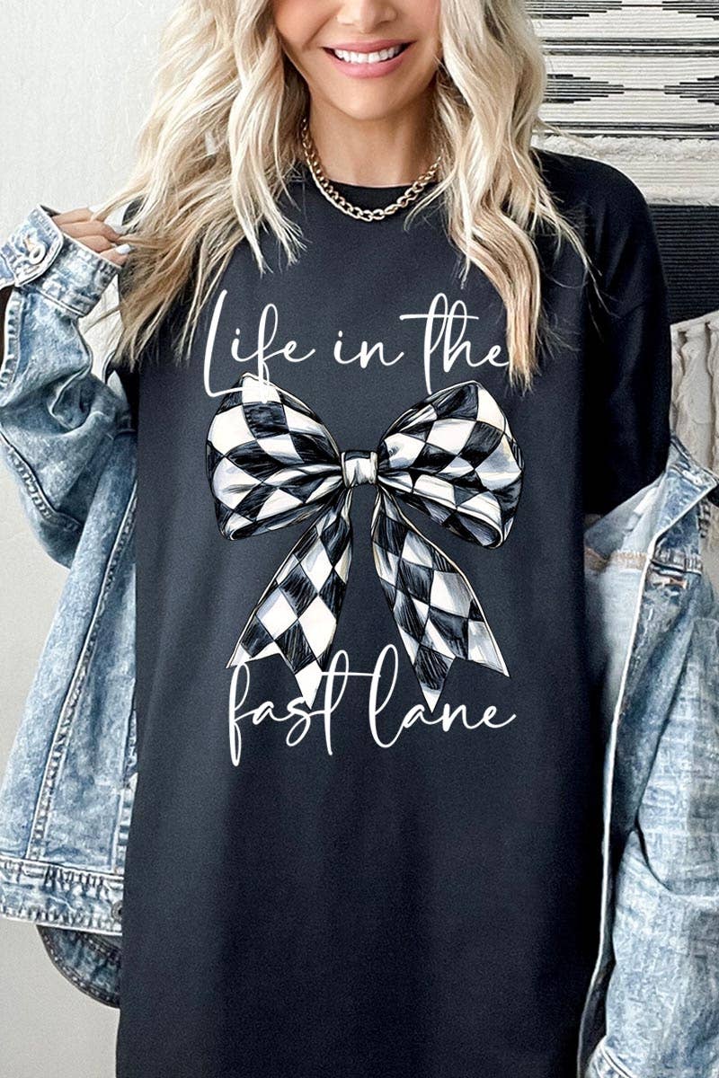 Life in The Fast Lane Graphic Heavy Cotton Tee