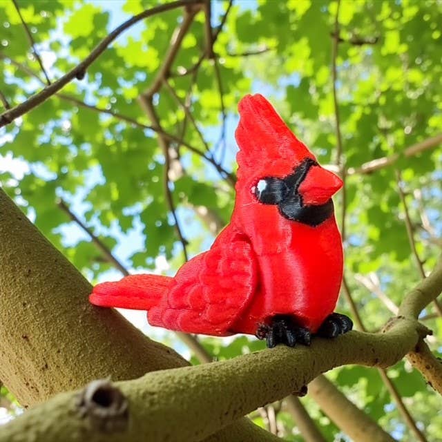 Carry Cardinal Mini 3D Articulated Animal