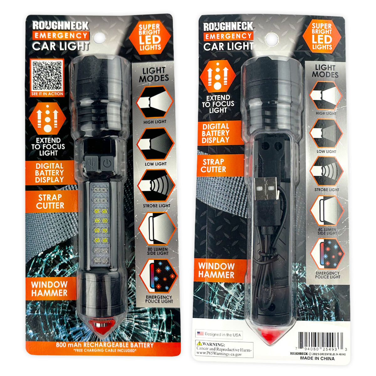 Roughneck Emergency Car LED Light Multi Tool