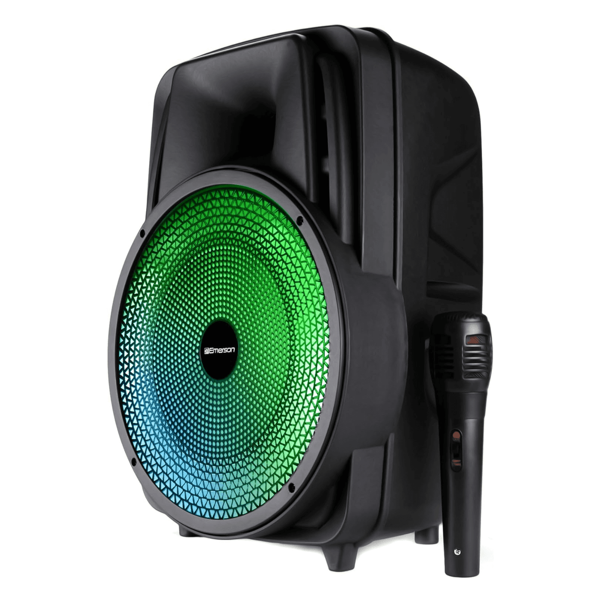 Emerson Portable 8" Bluetooth Party Speaker w Disco Light