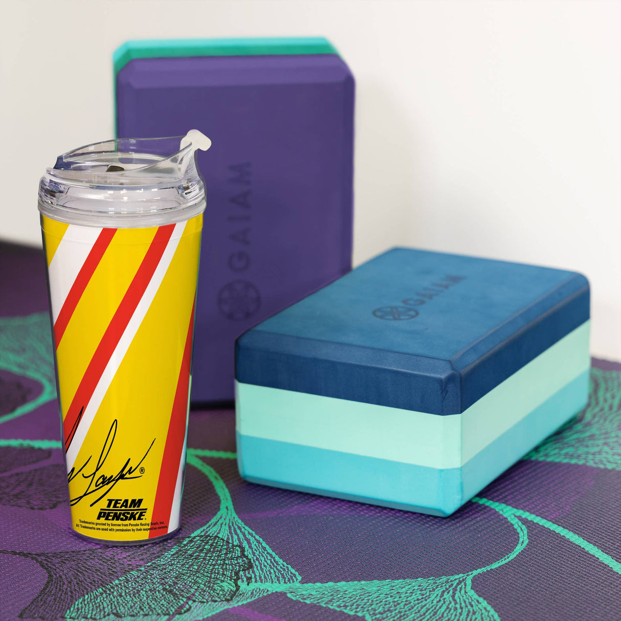 NASCAR Joey Logano 24oz Acrylic Tumbler with Hinged Lid