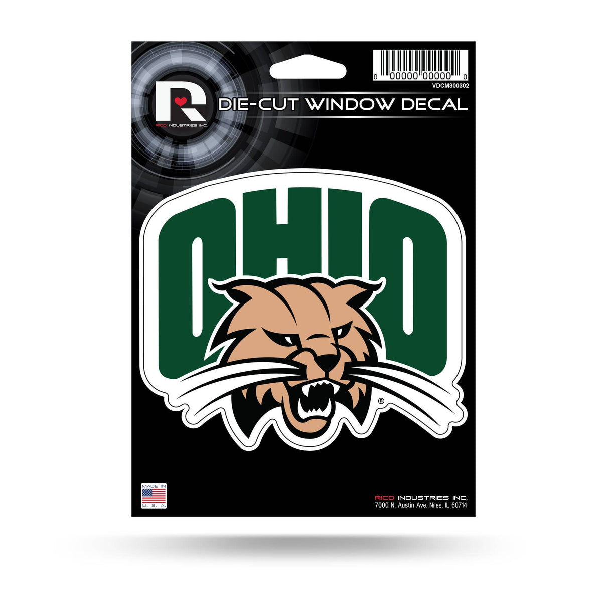 Ohio University Die Cut Vinyl Decal
