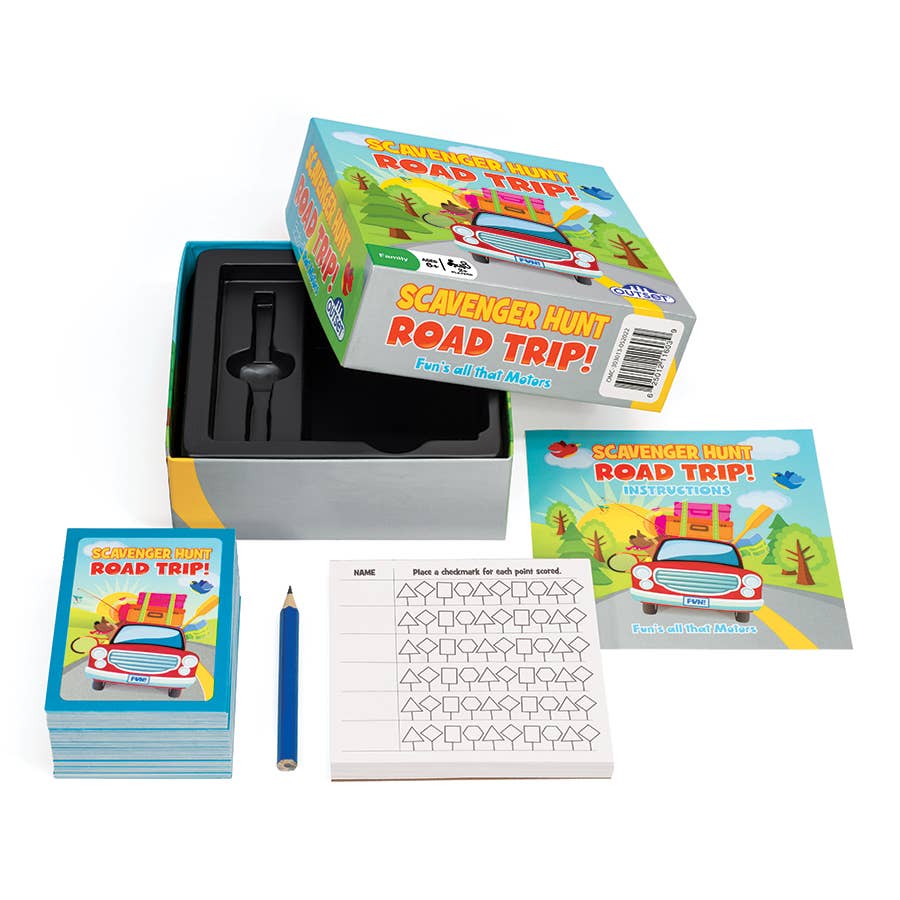 Scavenger Hunt Road Trip Card Game