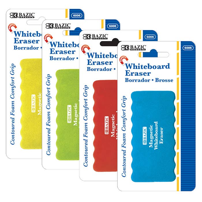 Whiteboard Eraser Magnetic w/ Foam Comfort Grip