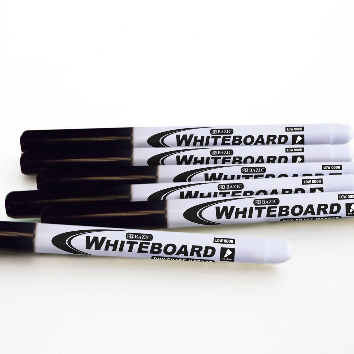 Fine Tip Black Dry-Erase Marker (4 pk)