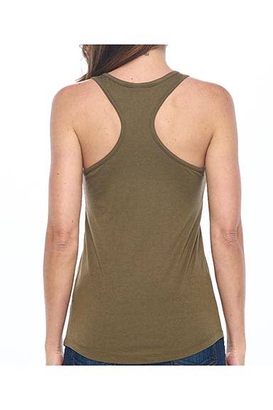 Checkered Flag Black Bow Graphic Racerback Tank