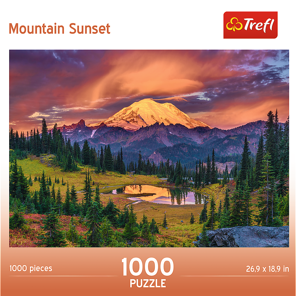 1000 Piece Puzzle - Mountain Sunset
