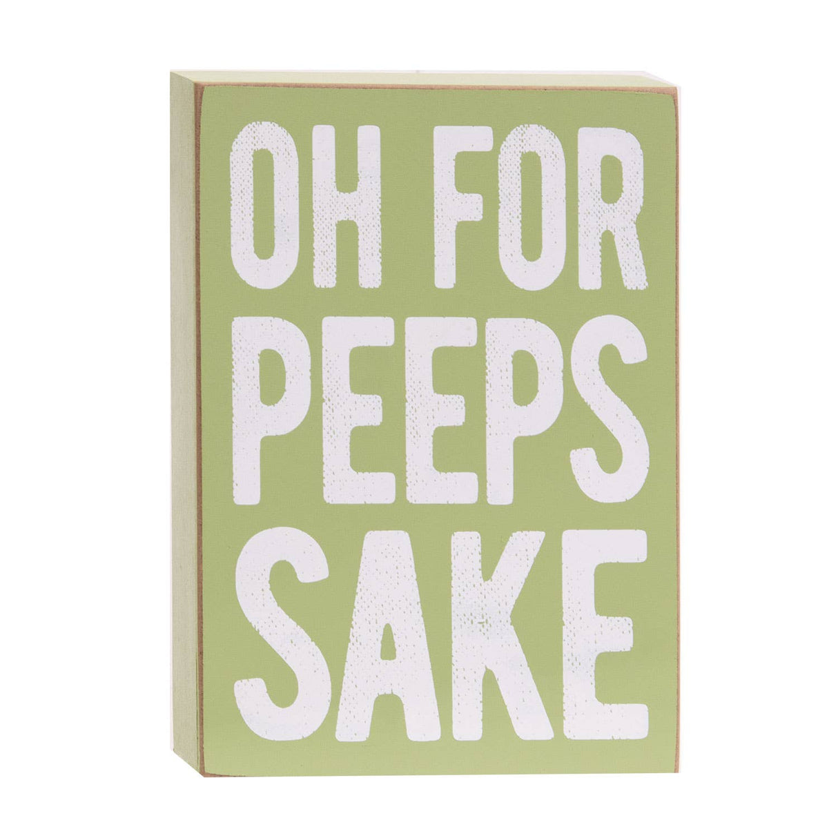 For Peeps Sake Box Sign & Chunky Bunny Sitter 2/Set