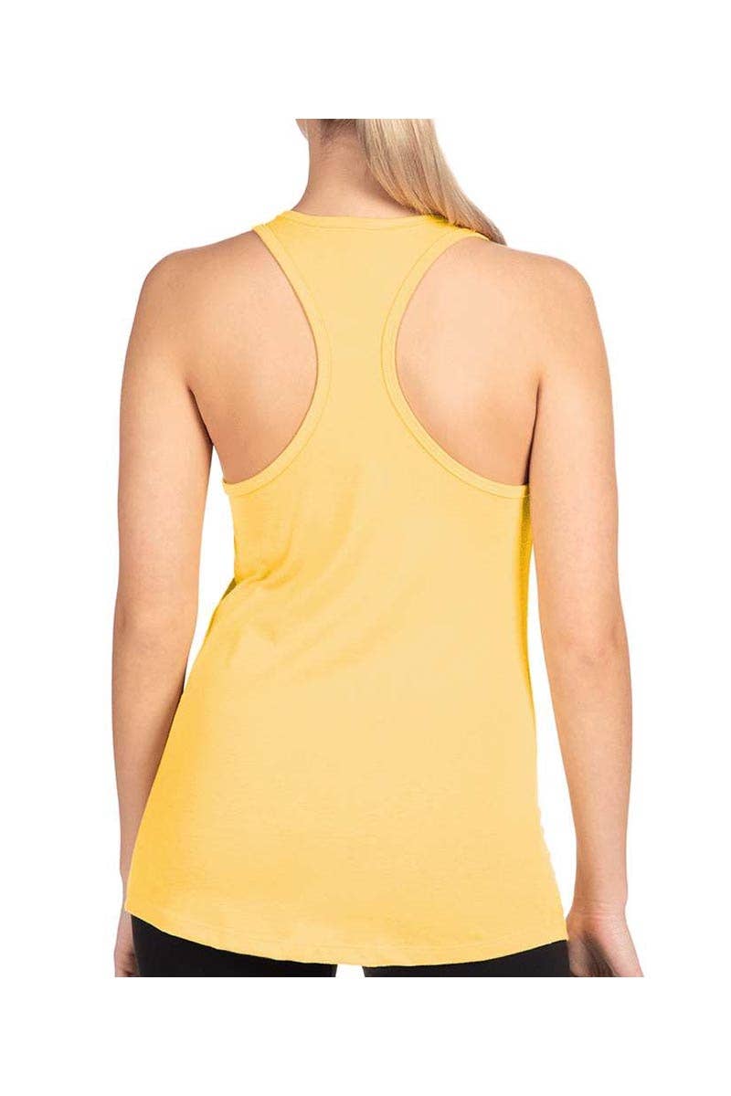 Checkered Flag Black Bow Graphic Racerback Tank