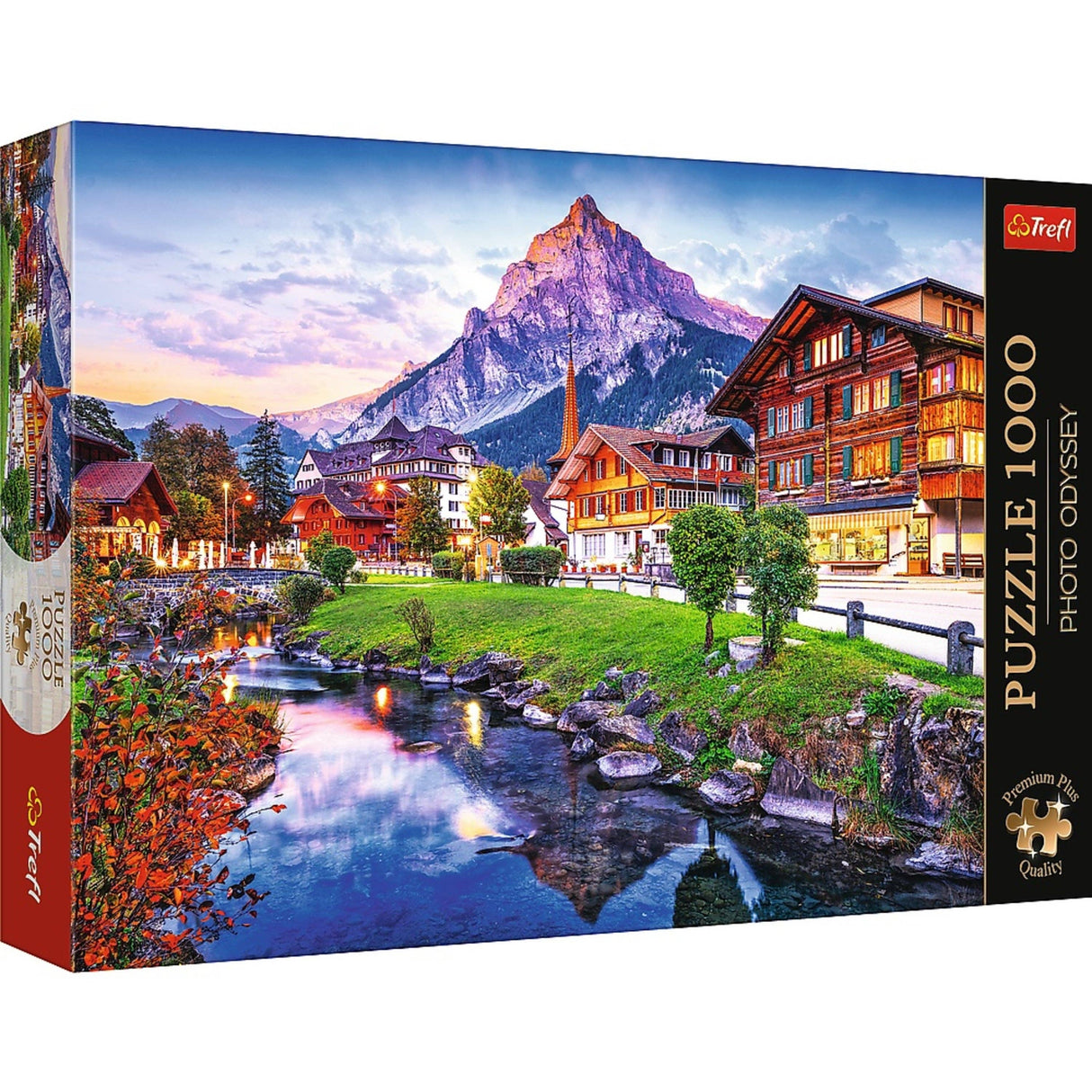 1000 Piece Puzzle - Alpine Village, Switzerland