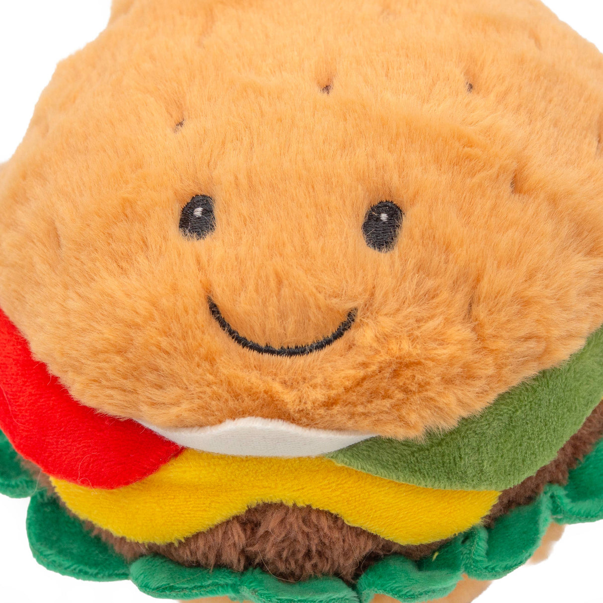 Pet Cheeseburger Dog Toy 5"