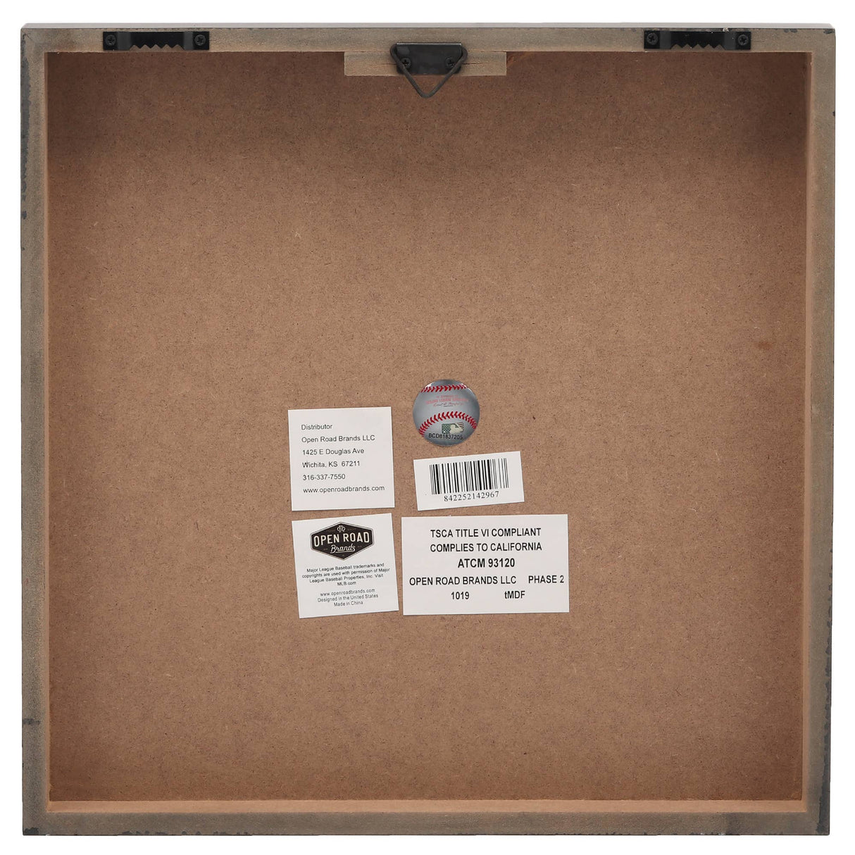 Cincinnati Reds Great American Ball Park Framed Wood Sign