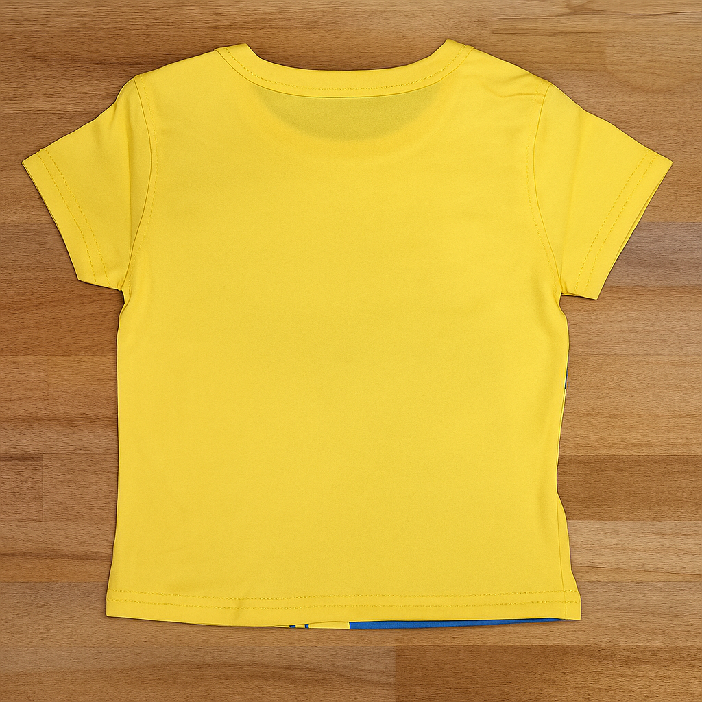 Yellow Shark Graphic Boy T-Shirt
