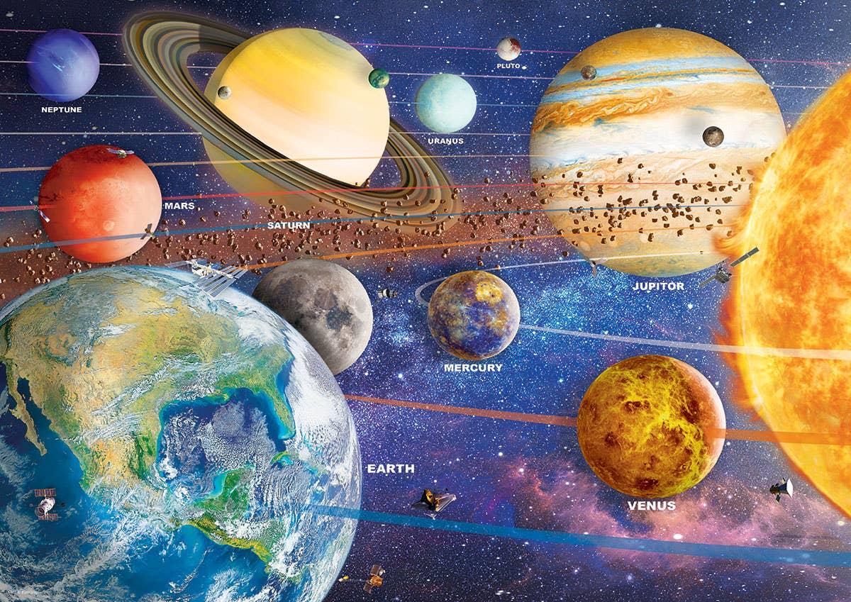 Planet Earth Tin Puzzle