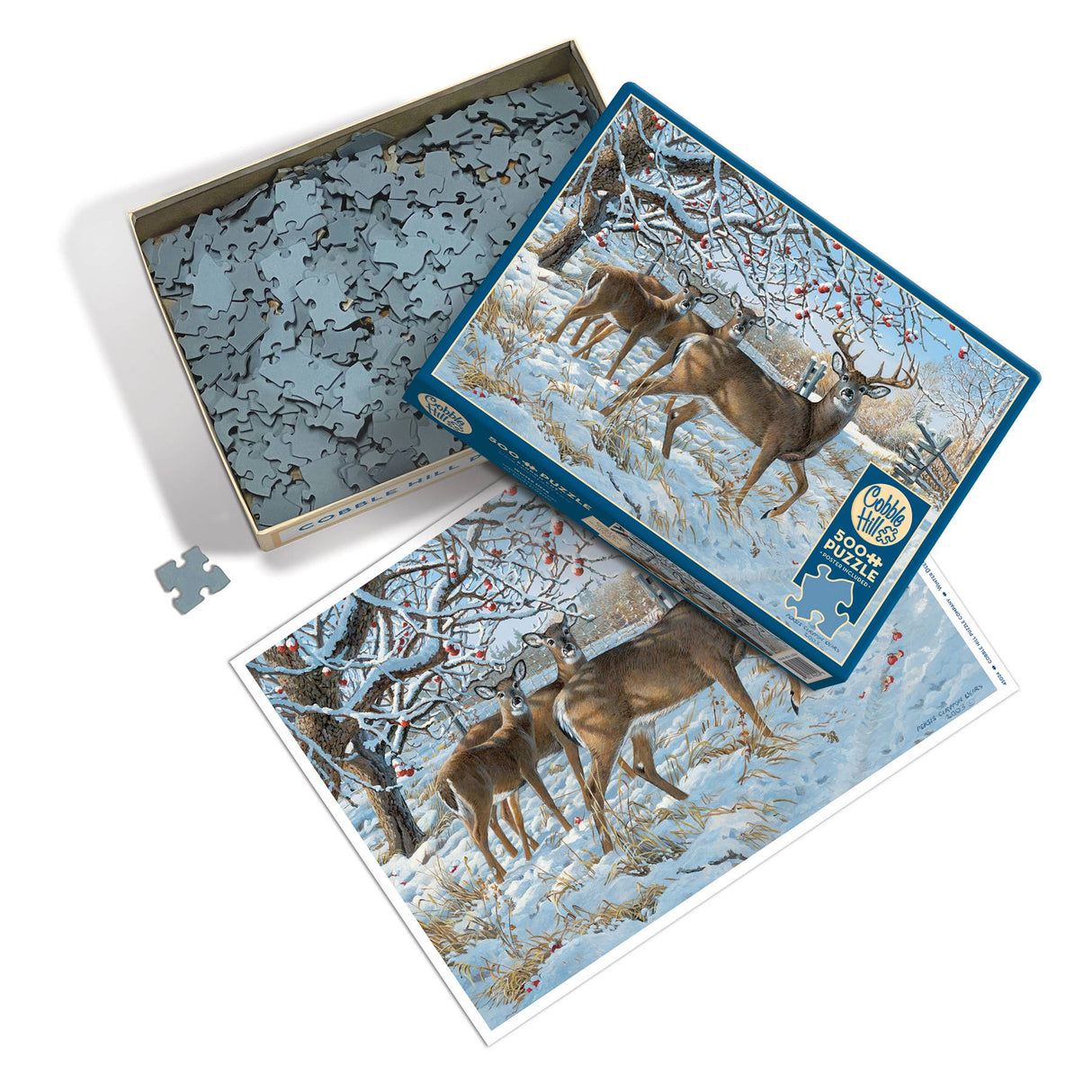 Winter Deer 500pc puzzle