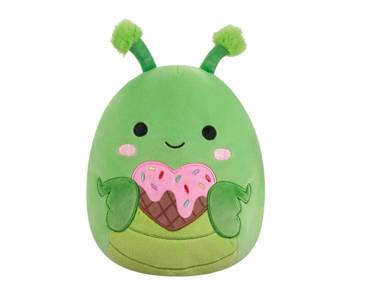 Squishmallow Plush Valentine 5" Trenton Grasshopper Heart