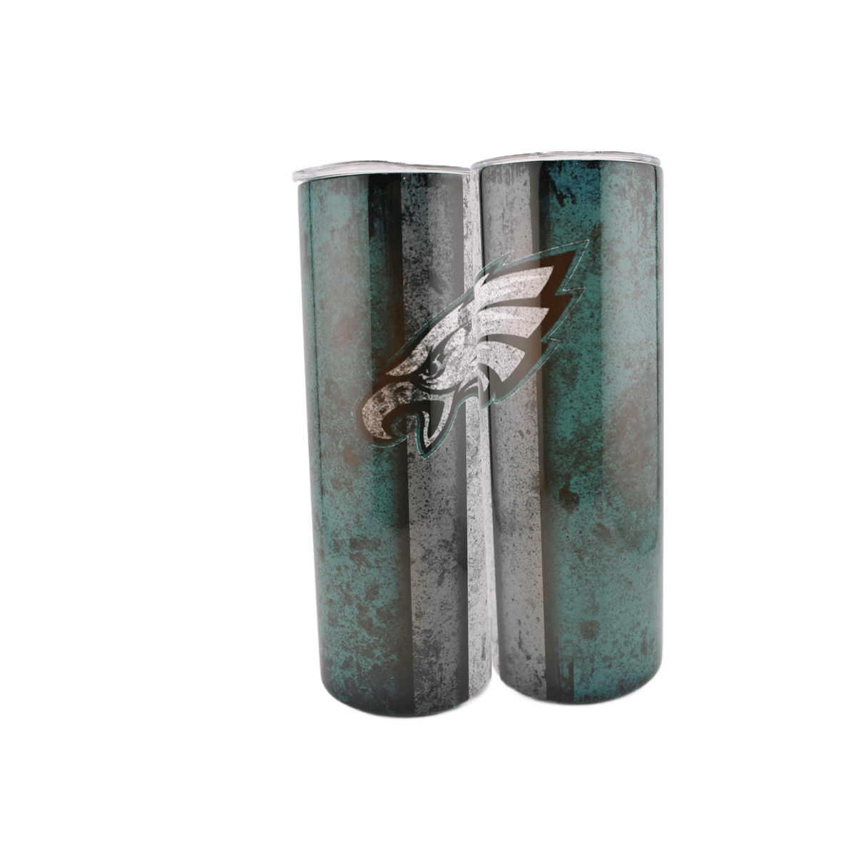Philadelphia Football Team Grunge 20oz tumbler with straw