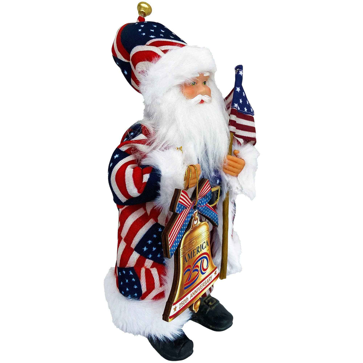 9" America's 250th Celebration Santa
