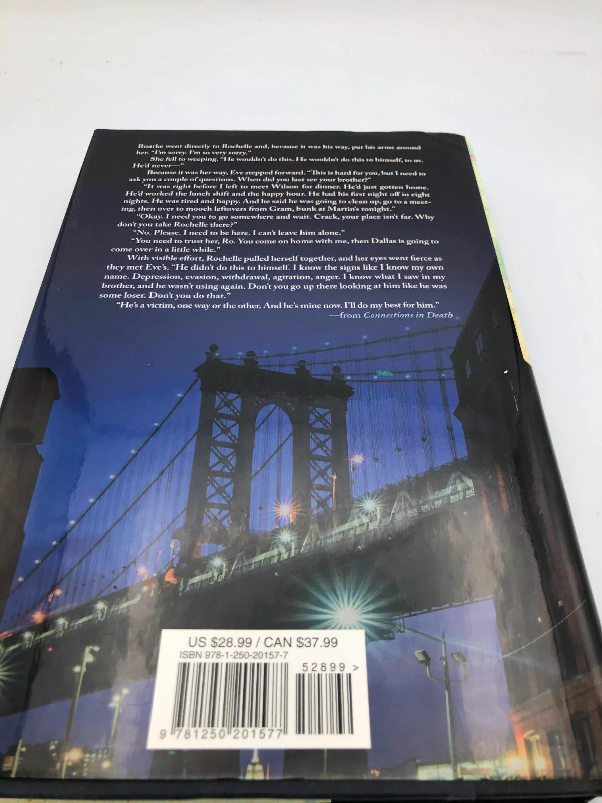 Connections in Death : An Eve Dallas Novel by J. D. Robb Hardcover PRE-OWNED