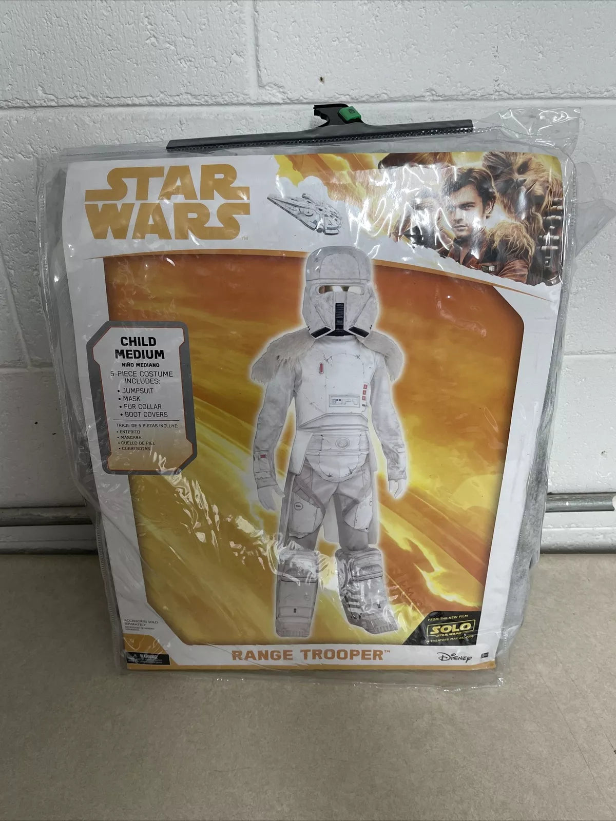 Star Wars Range Trooper Halloween Costume 5 Pc Child Size Medium M 8-10 NEW