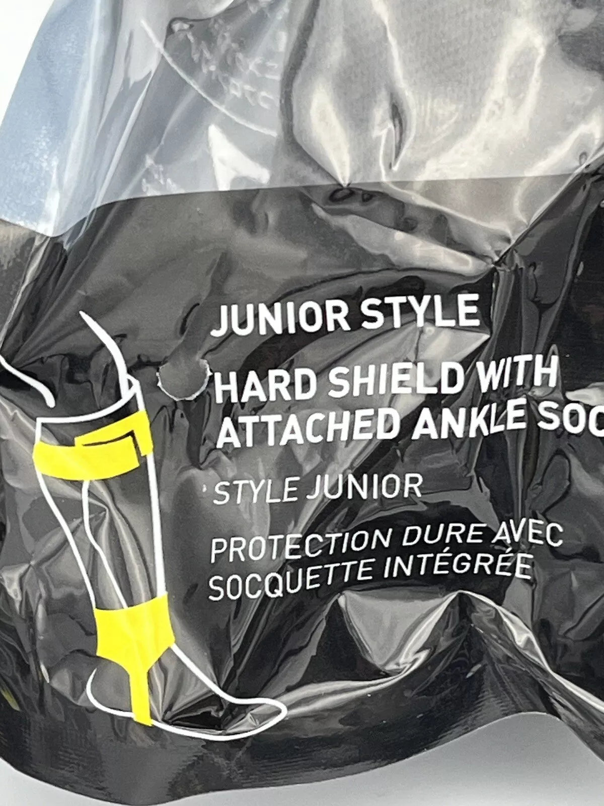 Adidas Soccer Junior Style Hard Shield Pad Leg Support Size Kids Large