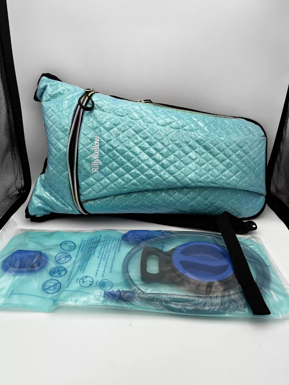 Hydration Backpack - WITH 2 BLADDERS OUTDOORS AND MORE (SKY BLUE)