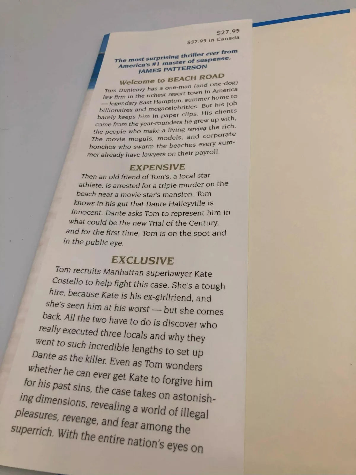 Beach Road - Hardcover By Patterson, James - PRE-OWNED