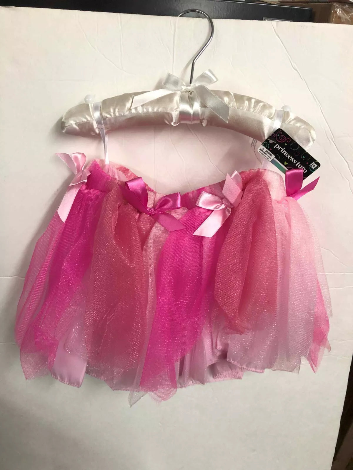 PRINCESS FAIRY PINK TUTU WITH HANGER AGE 4+ yrs old