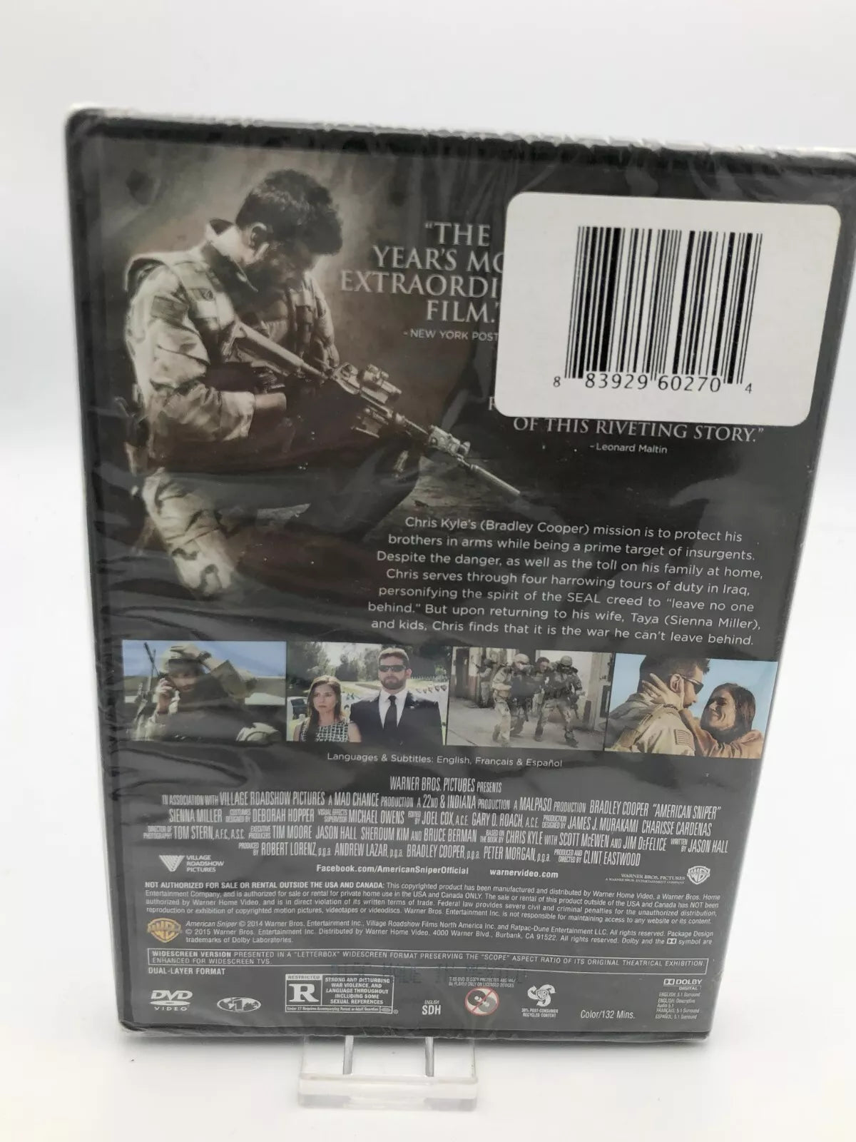 American Sniper (DVD, 2014) New Sealed