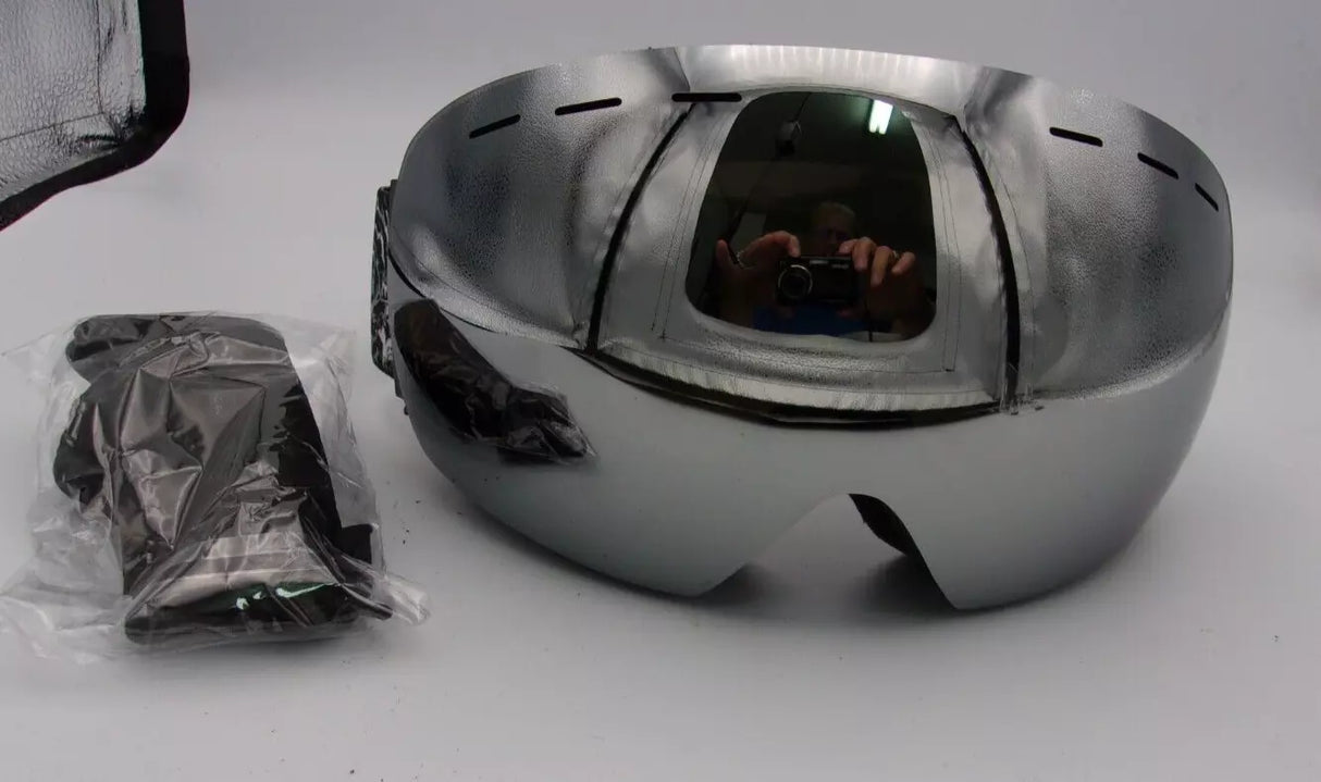 OBAOLAY Ski Goggles Double Layer Anti-Fog Large Ski Goggles