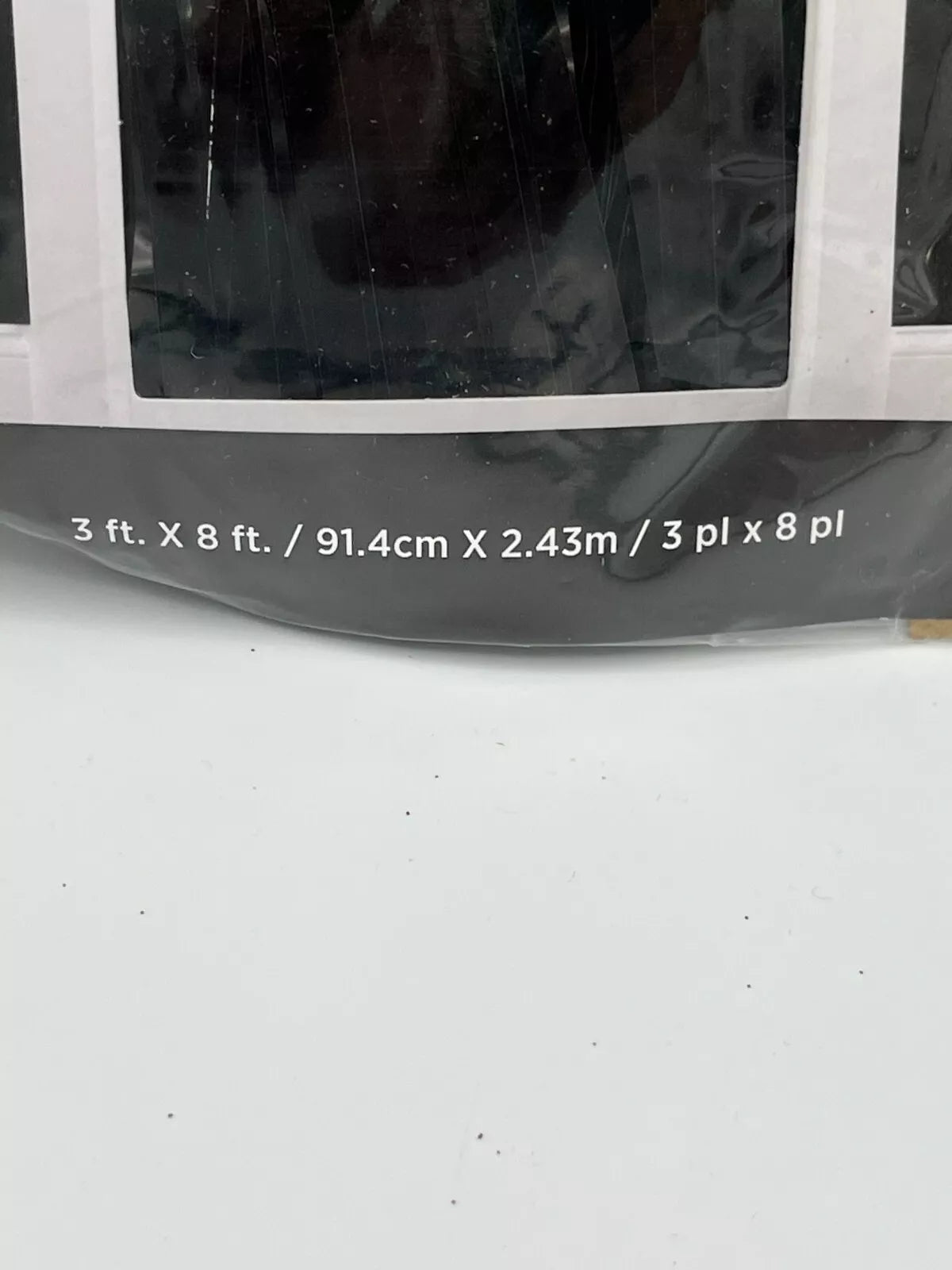 HALLOWEEN Door Streamer 3 Ft X 8 Ft Black Fringe Door Curtain